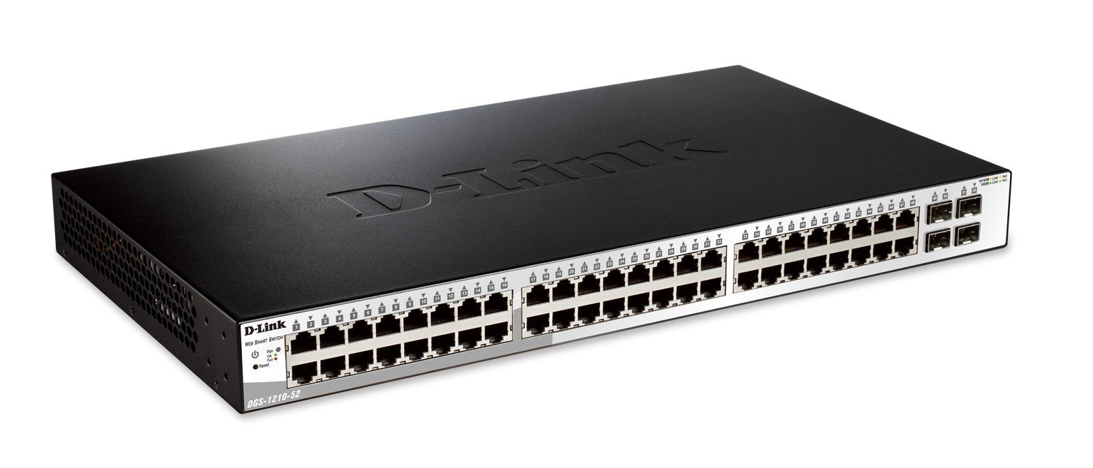 DGS-1210-52/E | D-Link | D-LINK DGS-1210-52/E 52Port L2 Gigabit Smart Managed Switch D-LINK DGS-1210-52/E 52Port L2 Gigabit Smart Managed Switch