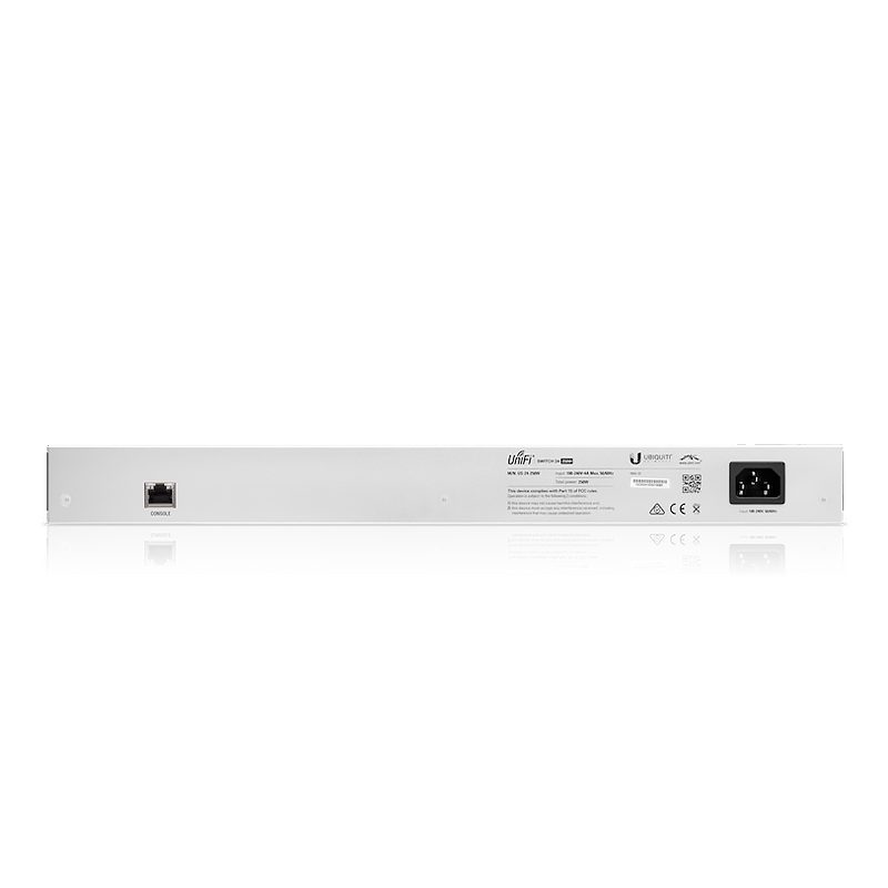 Ubiquiti Networks UniFi US-24-250W switch-uri Gestionate Gigabit Ethernet (10/100/1000) Power over Ethernet (PoE) Suport 1U Argint