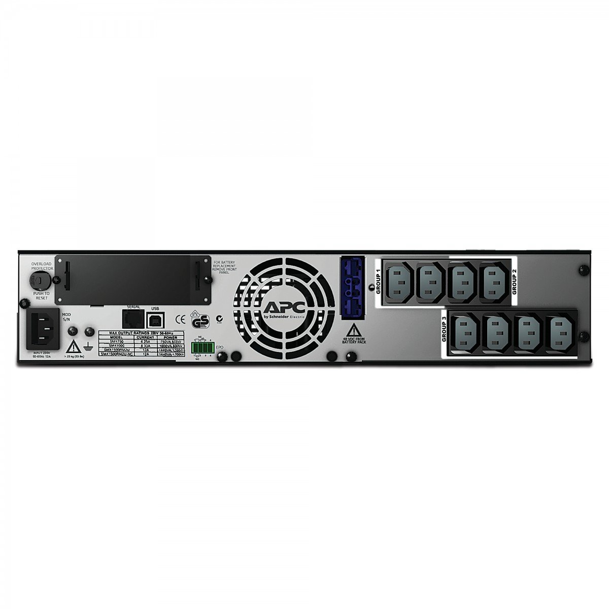 SMX1500RMI2U | APC | APC Smart-UPS Line-Interactive 1,5 kVA 1200 W 8 ieșire(i) AC APC Smart-UPS Line-Interactive 1,5 kVA 1200 W 8 ieșire(i) AC