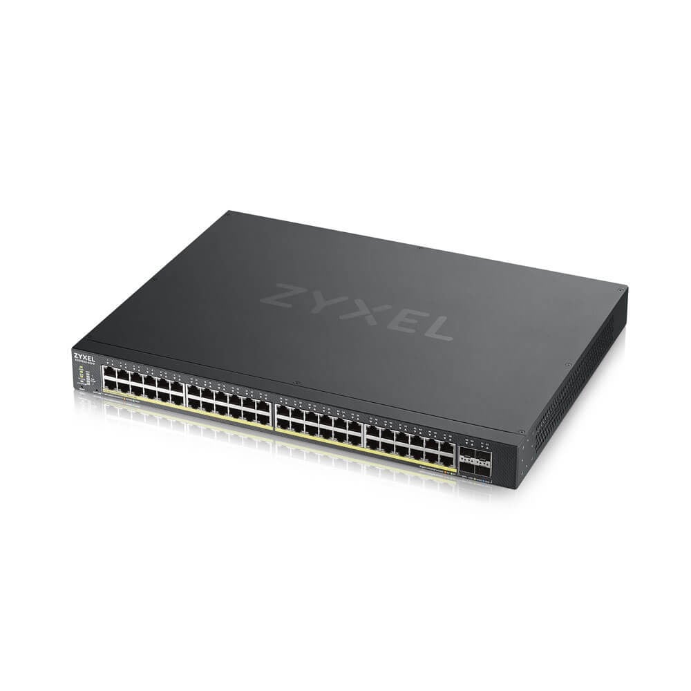 XGS1930-52HP-EU0101F | ZyXEL | Zyxel XGS1930-52HP Gestionate L3 Gigabit Ethernet (10/100/1000) Power over Ethernet (PoE) Suport Negru Zyxel XGS1930-52HP Gestionate L3 Gigabit Ethernet (10/100/1000) Power over Ethernet (PoE) Suport Negru