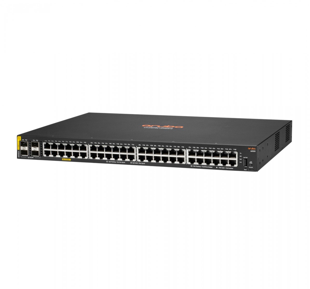 HPE Aruba 6000 Managed 48G 4SFP PoE+ 370W Switch