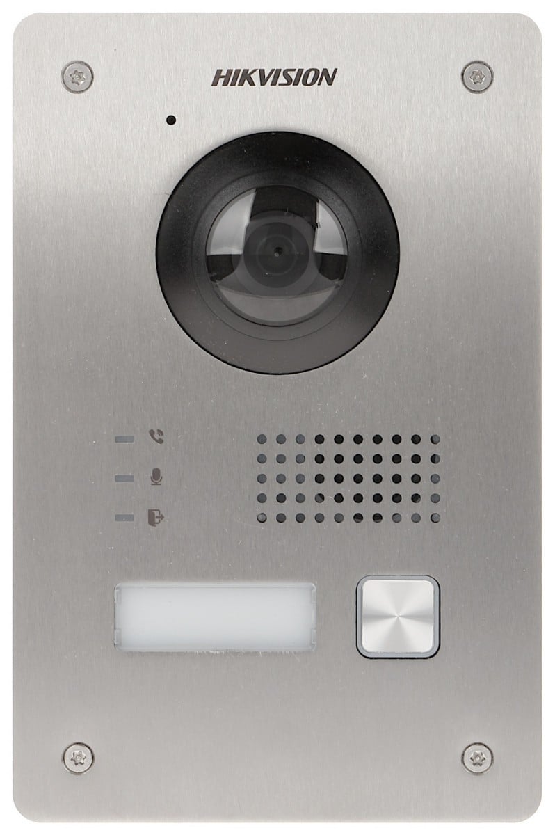 Kit videointerfon IP pe 2 fire, monitor tactil 7 inch, cameră 2MP, Wi-Fi, Hik-Connect, Hikvision - DS-KIS703Y-P – HIKVISION DS-KIS703Y-P