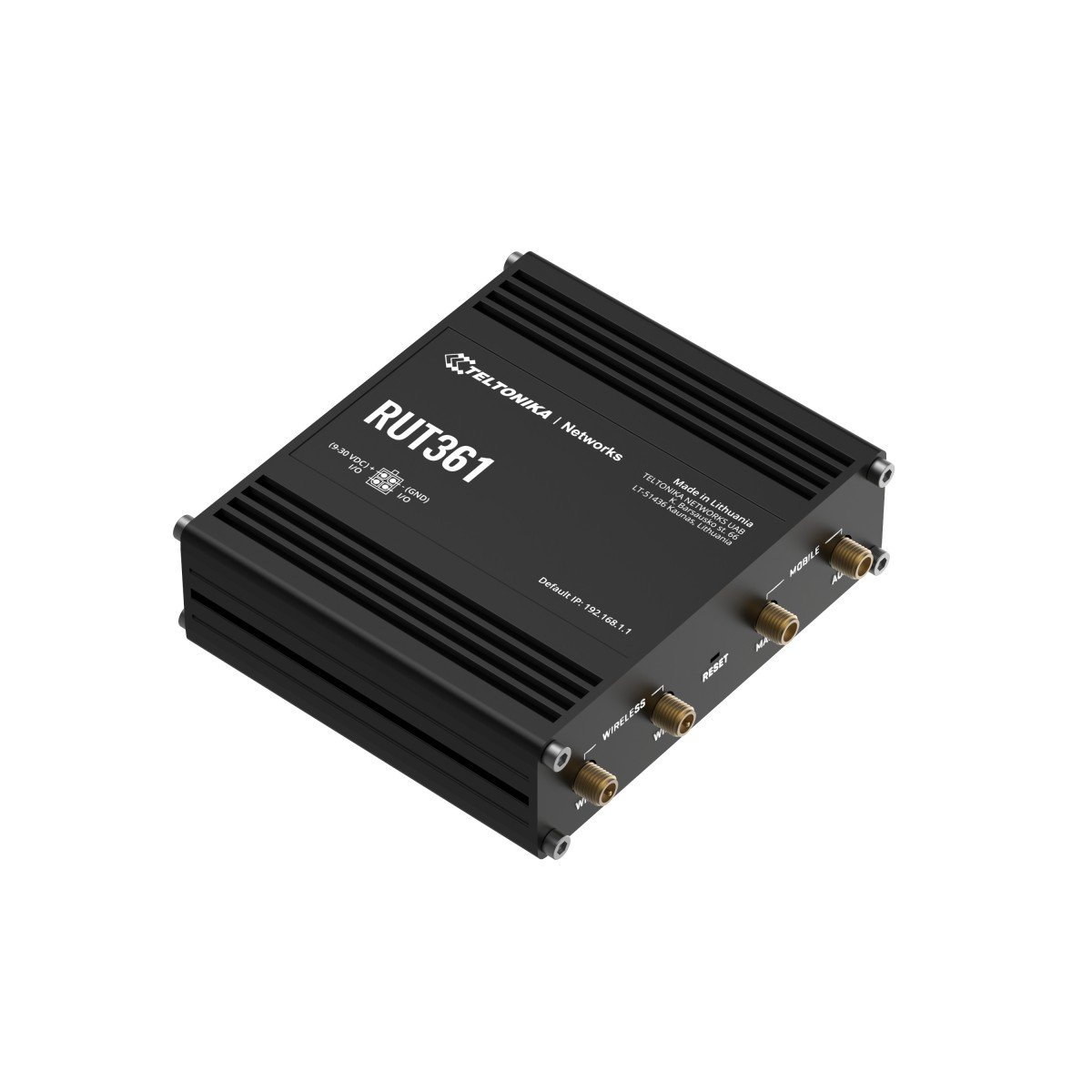 RUT361100000 | Teltonika | Teltonika RUT361 (EU) LTE CAT6 Router rețea celulară Teltonika RUT361 (EU) LTE CAT6 Router rețea celulară