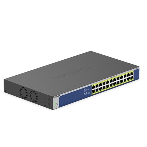 NETGEAR GS524PP 24-Port Gigabit Ethernet PoE+ Switch – Netgear GS524PP-100EUS