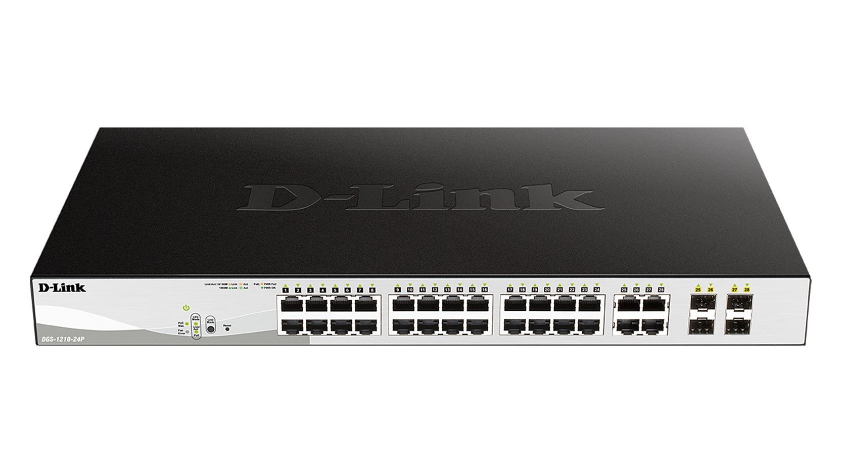 DGS-1210-24P/E | D-Link | D-Link DGS-1210-24P/E 24-PORT LAYER2 POE GIGABIT SMART MANAGED SWITCH D-Link DGS-1210-24P/E 24-PORT LAYER2 POE GIGABIT SMART MANAGED SWITCH