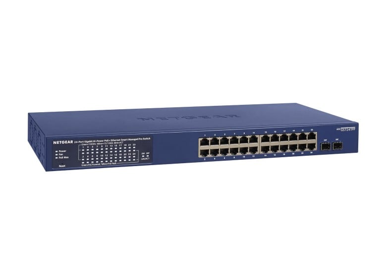 Netgear GS724TP-300EUS – NETGEAR GS724TP-300EUS Switch Smart Managed L2/L3/L4 24xGigabit PoE+ 190W NETGEAR GS724TP-300EUS Switch Smart Managed L2/L3/L4 24xGigabit PoE+ 190W – Netgear GS724TP-300EUS