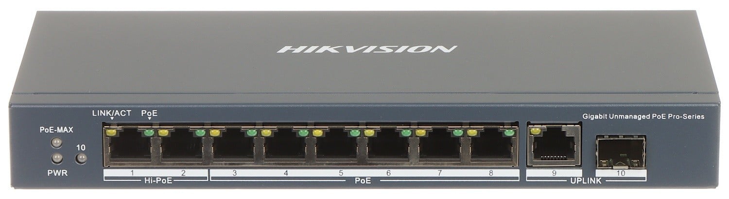 HIKVISION DS-3E0510HP-E – Switch PoE Hikvision neadministrabil, 8 porturi PoE, Gigabit, DS-3E0510HP-E Switch PoE Hikvision neadministrabil, 8 porturi PoE, Gigabit, DS-3E0510HP-E – HIKVISION DS-3E0510HP-E
