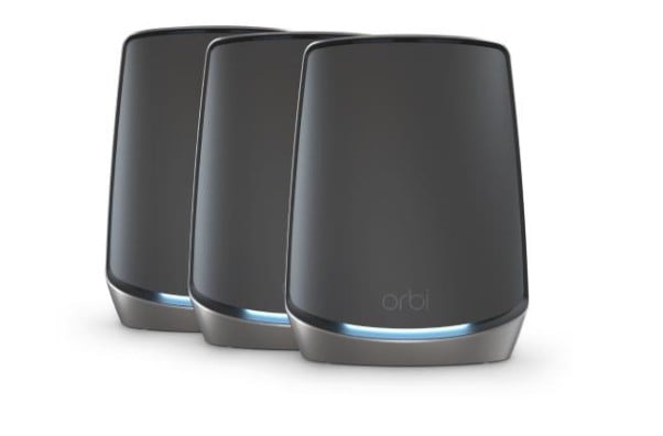 NETGEAR Orbi RBK863SB AX6000 Mesh WiFi System Black Edition AX6000 Tri-Band Wi-Fi 6 – Netgear RBK863SB-100EUS
