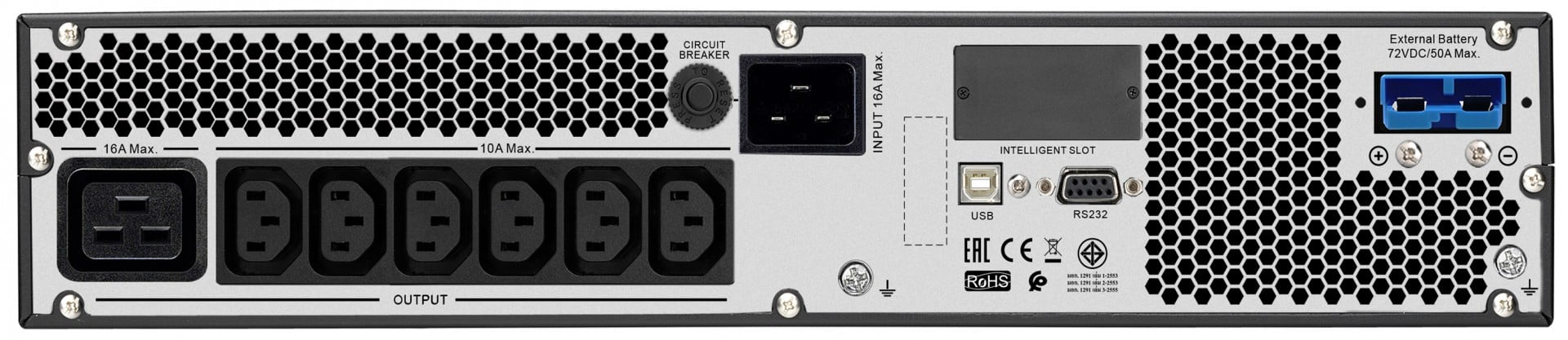 SRV3KRILRK | APC | APC Easy UPS ONLINE SRV RM Ext. 3000VA230V surse neîntreruptibile de curent (UPS) Conversie dublă (online) 3 kVA 2400 W 7 ieșire(i) AC APC Easy UPS ONLINE SRV RM Ext. 3000VA230V surse neîntreruptibile de curent (UPS) Conversie dublă (online) 3 kVA 2400 W 7 ieșire(i) AC