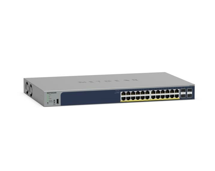 NETGEAR GS728TPP Switch Smart Managed L2/L3/L4 Gigabit PoE+ 24×10/100/1000 + SFP – Netgear GS728TPP-300EUS