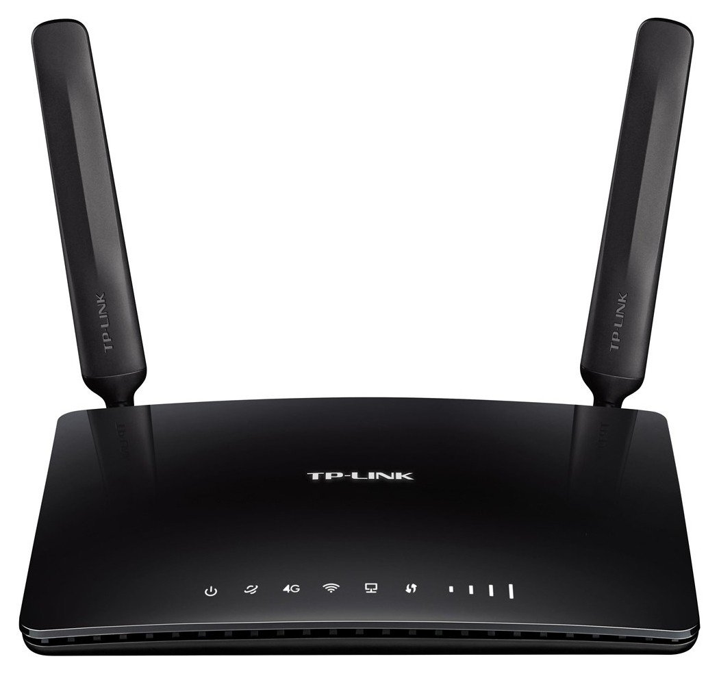 TP-Link TL-MR6400 router wireless Fast Ethernet Bandă unică (2.4 GHz) 4G Negru