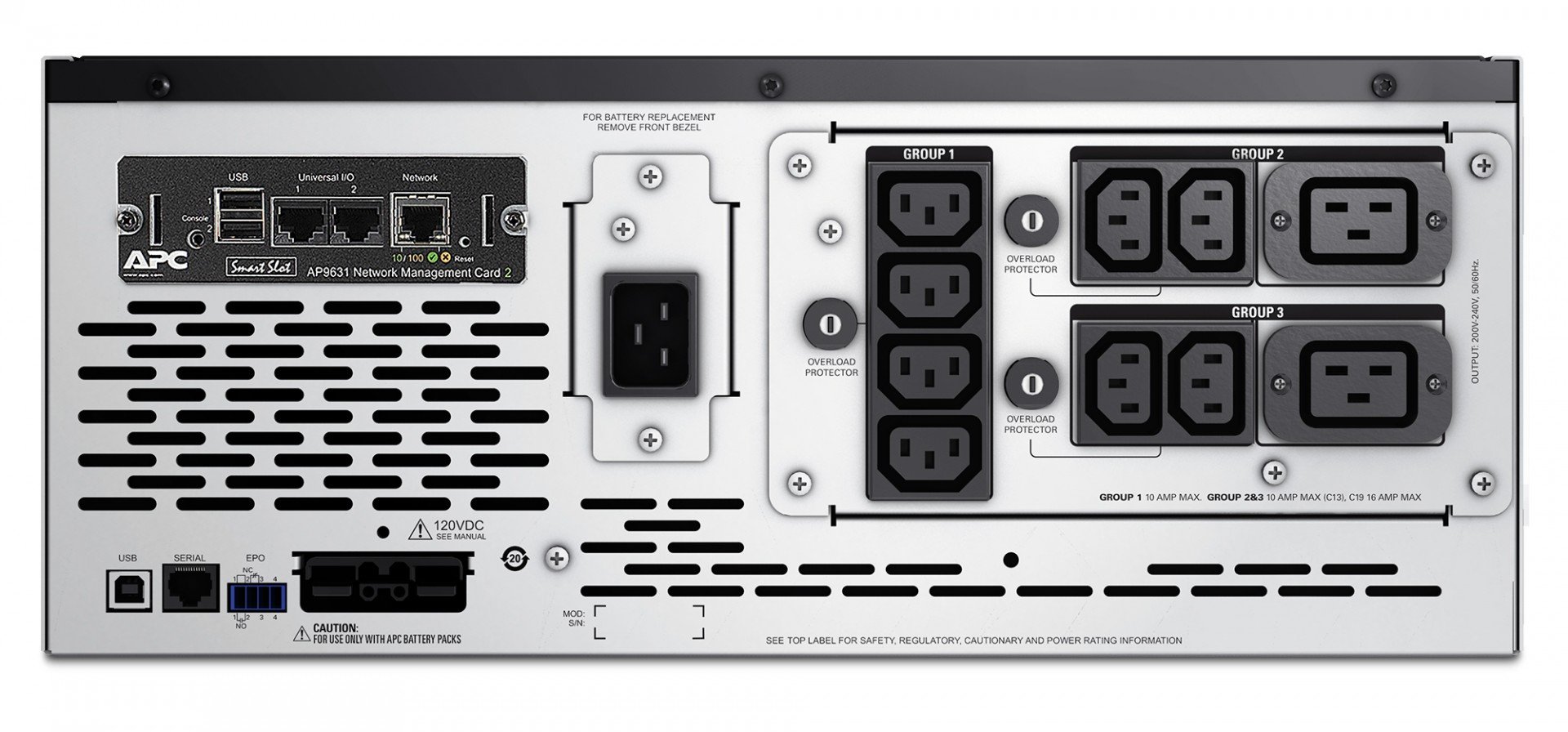 SMX3000HVNC | APC | APC Smart-UPS Line-Interactive 3 kVA 2700 W 10 ieșire(i) AC APC Smart-UPS Line-Interactive 3 kVA 2700 W 10 ieșire(i) AC