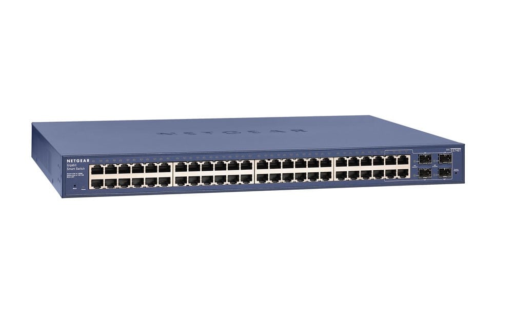 GS748T-500EUS | Netgear | NETGEAR GS748T Gestionate L2+ Gigabit Ethernet (10/100/1000) Albastru NETGEAR GS748T Gestionate L2+ Gigabit Ethernet (10/100/1000) Albastru