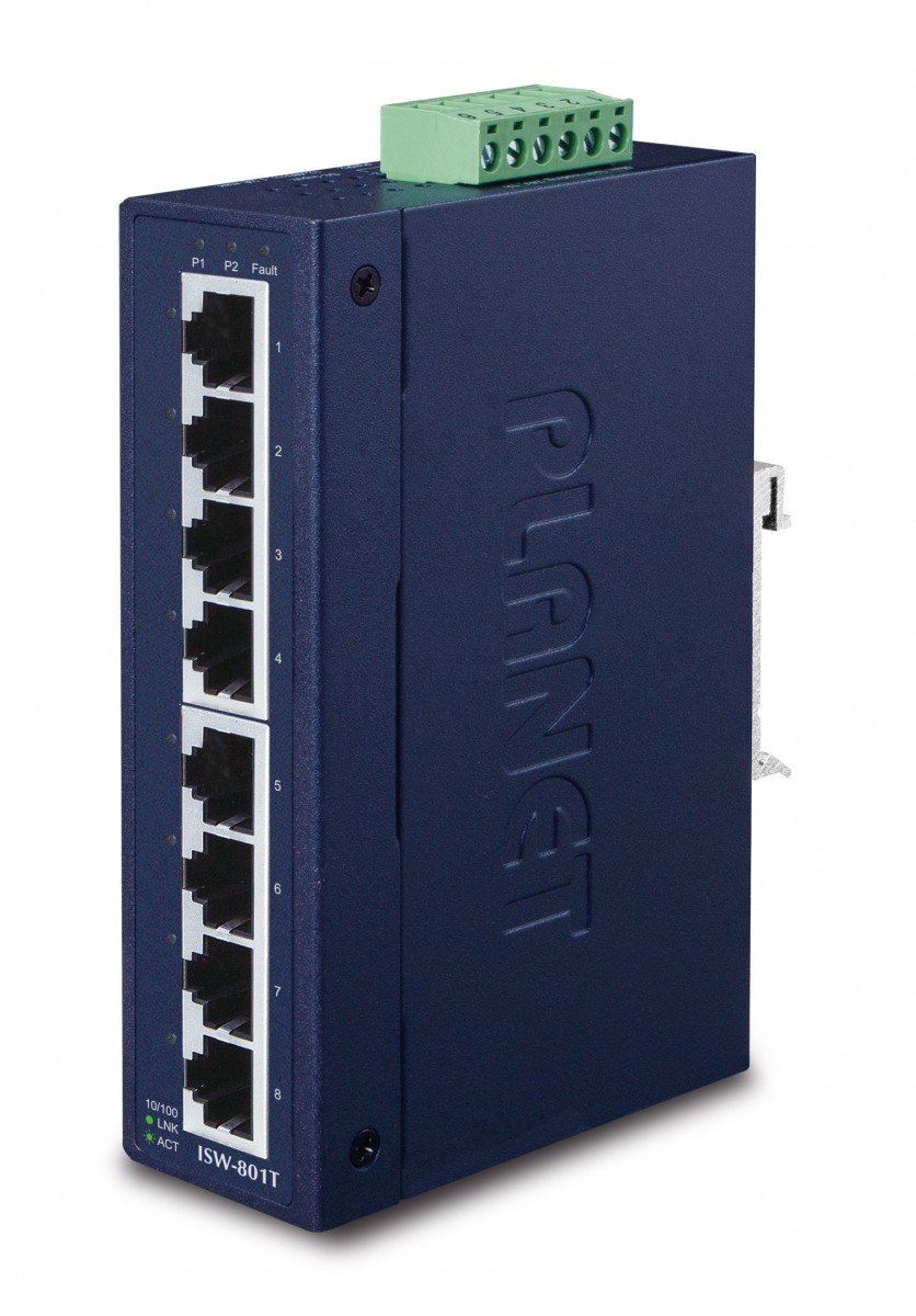 PLANET ISW-801T 8-Port Fast Ethernet Switch 10/100 – PLANET ISW-801T