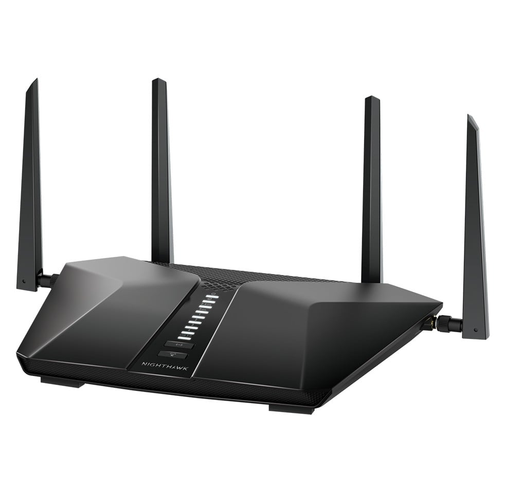 NETGEAR Nighthawk AX5400 router wireless Gigabit Ethernet Bandă dublă (2.4 GHz/ 5 GHz) Negru