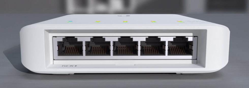 Ubiquiti USW-FLEX Networks UniFi USW‑FLEX Gestionate L2 Gigabit Ethernet (10/100/1000) Power over Ethernet (PoE) Suport Alb
