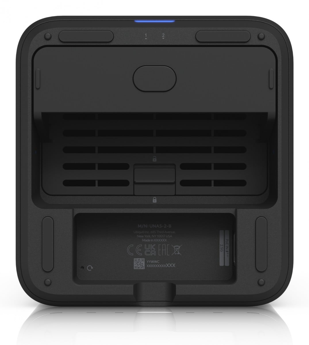 Ubiquiti Network Attached Storage UniFi Desktop 2.5 GbE PoE++, UNAS-2-B – Ubiquiti UNAS-2-B