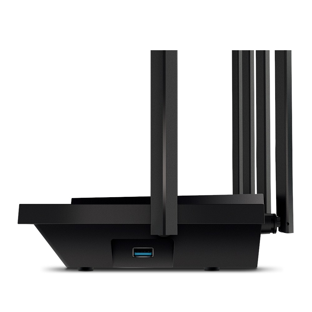 TP-Link Archer AX72 router wireless Gigabit Ethernet Bandă dublă (2.4 GHz/ 5 GHz) Negru