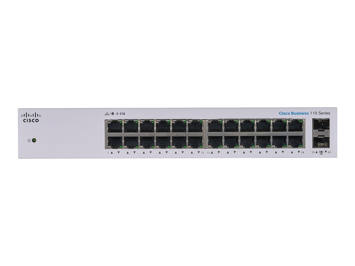 Cisco CBS110-24T-EU Unmanaged 24-port GE, 2x1G SFP Shared