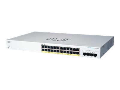 Cisco CBS220-24P-4X-EU Smart 24-port GE, PoE+ 195W, 4x10G SFP+