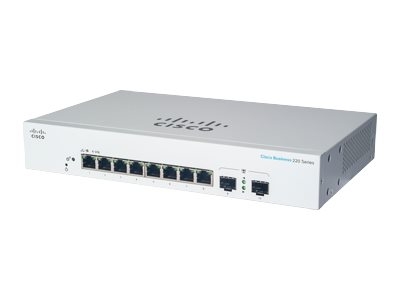 Cisco CBS220-8T-E-2G-EU Smart 8-port GE, Ext PS, 2x1G SFP