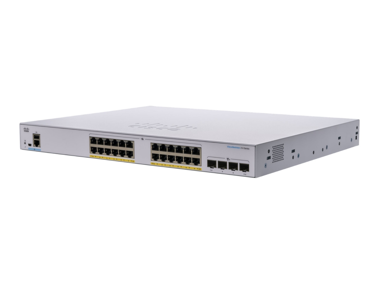 Cisco CBS250-24FP-4X-EU Smart 24-port GE, Full PoE+ 370W, 4x10G SFP+