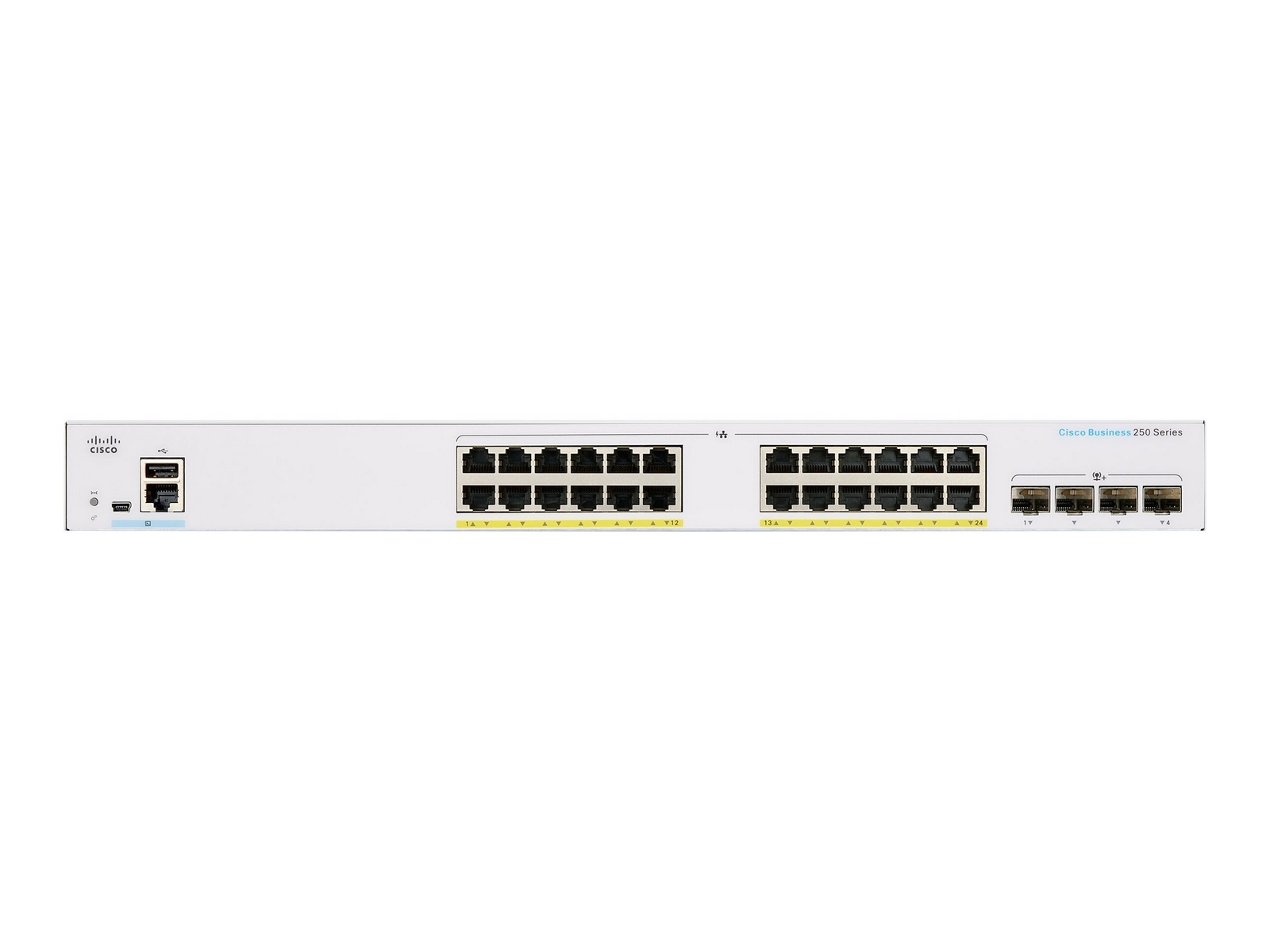 Cisco CBS250-24T-4X-EU Smart 24-port GE, 4x10G SFP+