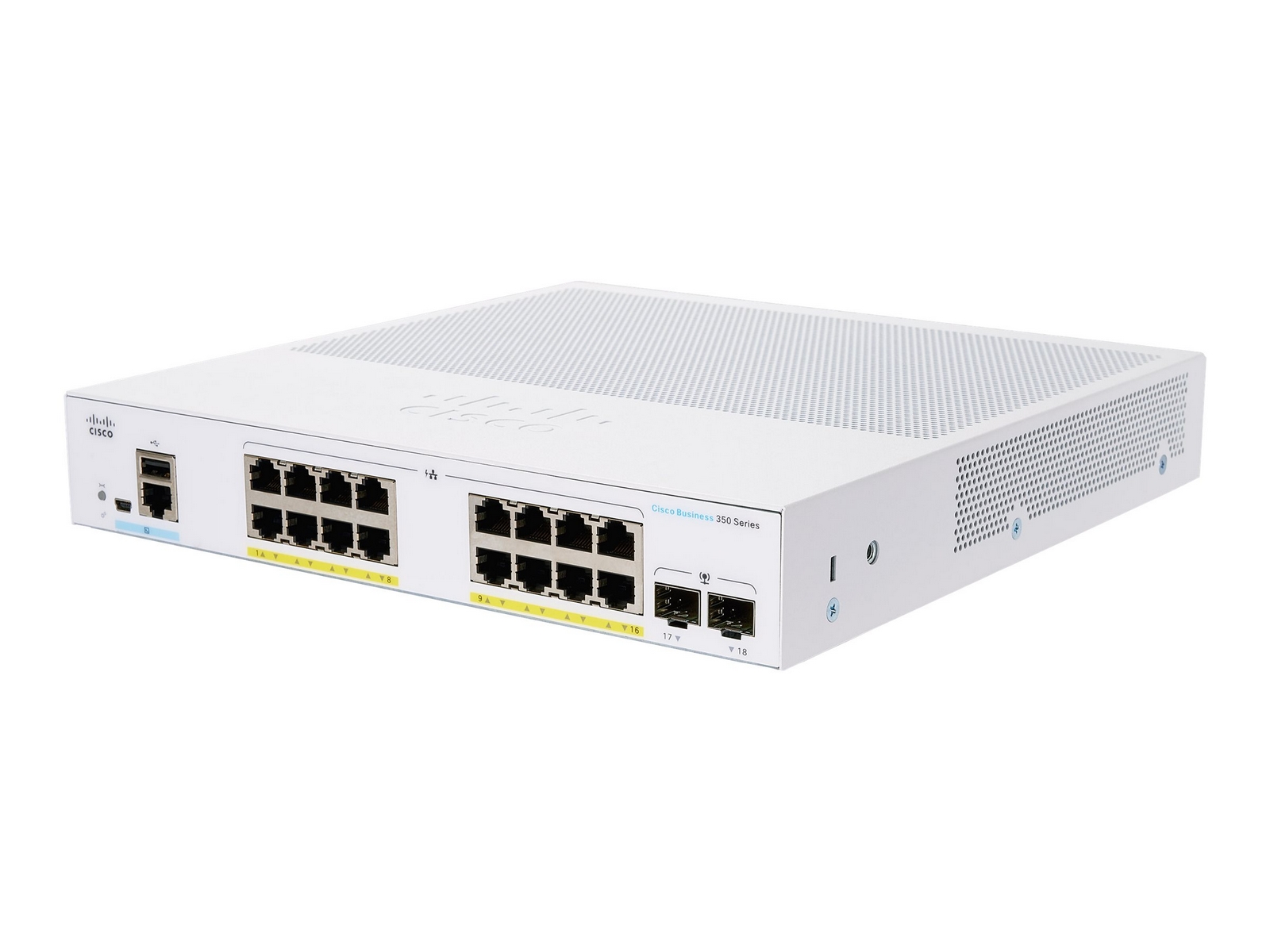 Cisco CBS350-16P-2G-EU Managed 16-port GE, PoE+ 120W, 2x1G SFP