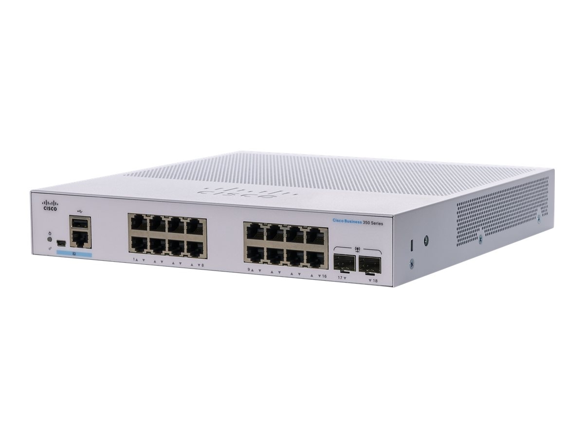 Cisco CBS350-16T-2G-EU Managed 16-port GE, 2x1G SFP