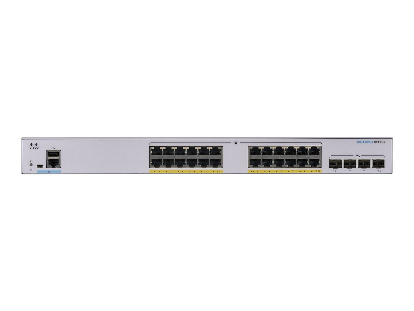 Cisco CBS350-24FP-4G-EU Managed 24-port GE, Full PoE+ 370W, 4x1G SFP