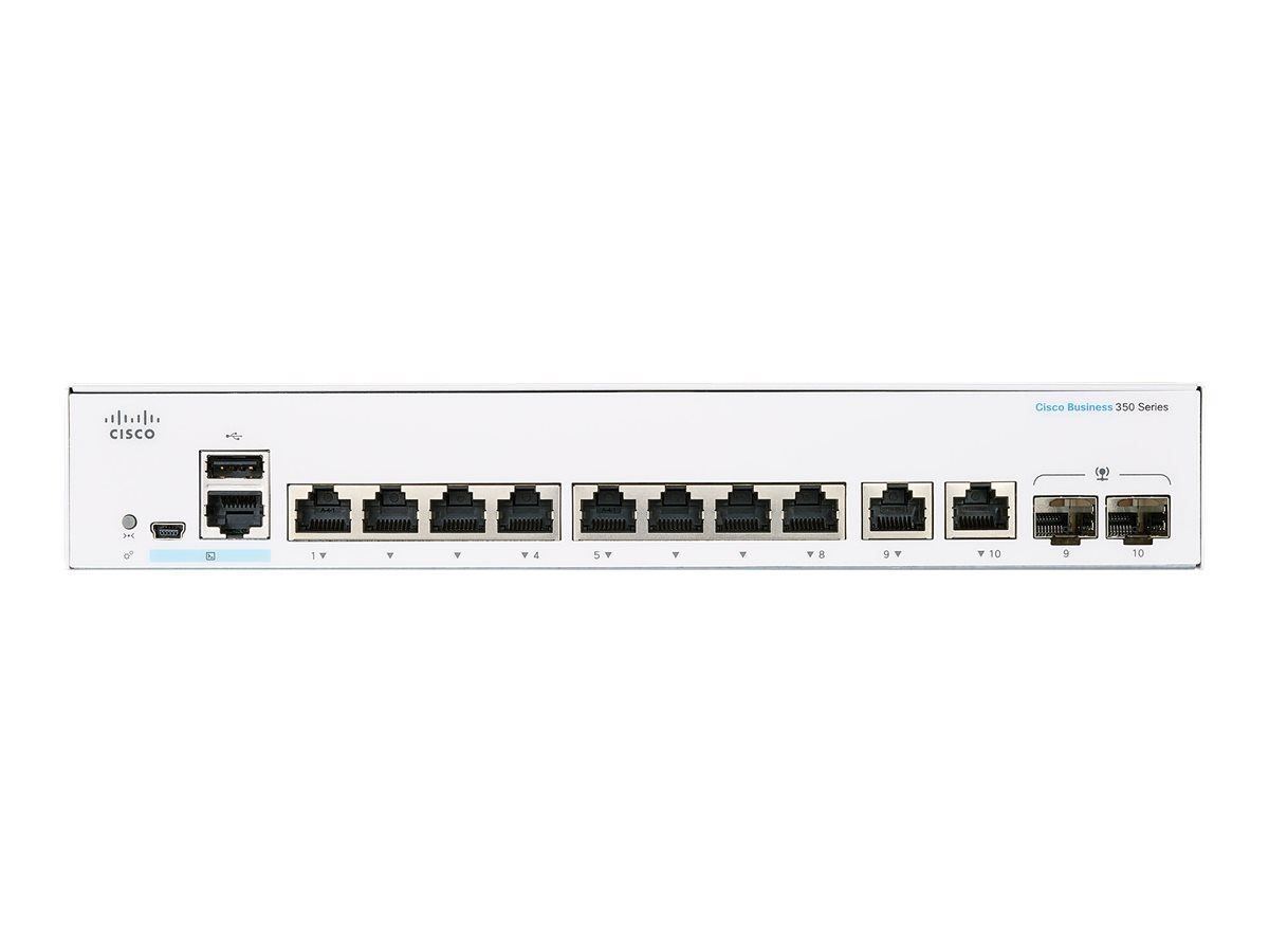 Cisco CBS350-8P-2G-EU Managed 8-port GE, PoE+ 67W, 2x1G Combo