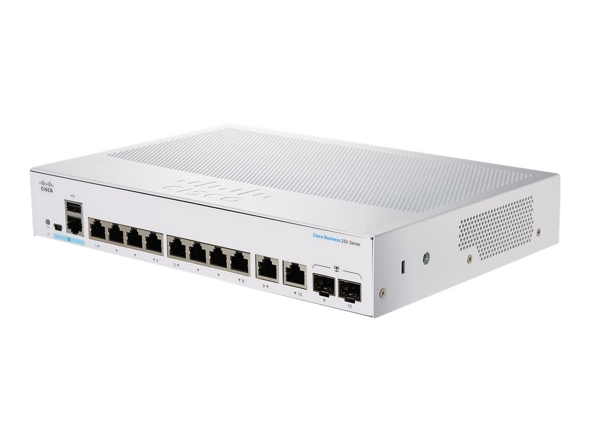 Cisco CBS350-8T-E-2G-EU Managed 8-port GE, Ext PS, 2x1G Combo