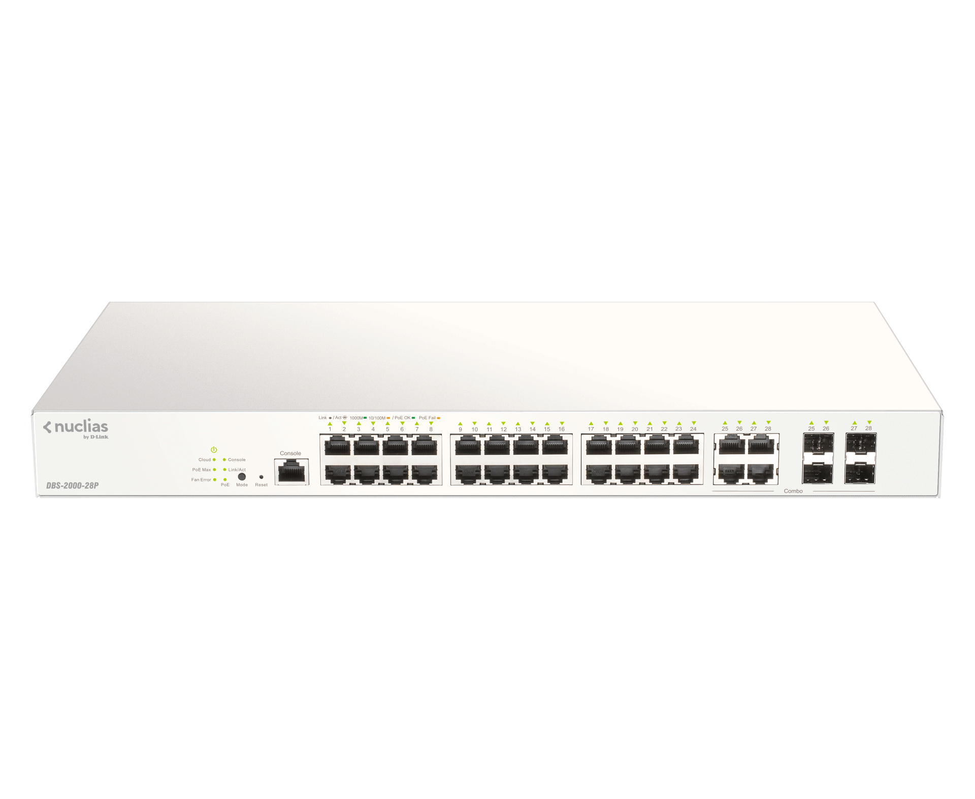 D-Link DBS-2000-28P switch-uri Power over Ethernet (PoE) Suport Gri
