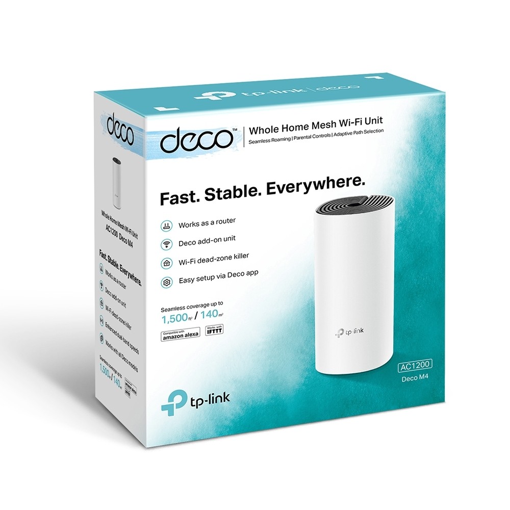 AC1200 Deco Whole Home Mesh Wi-Fi System - White - Internal - LAN - Power - WLAN - 0 - 40 °C - -40 - 70 °C - 10 - 90%