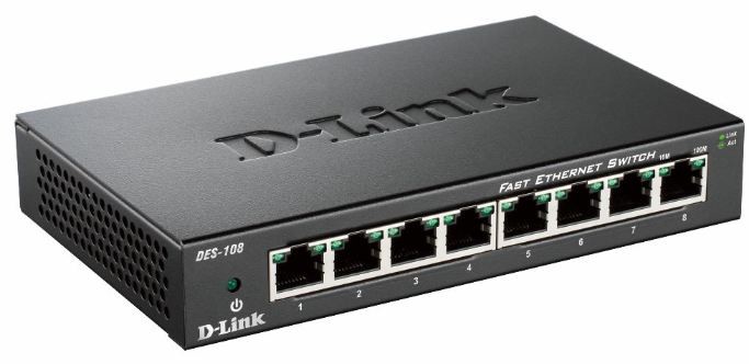 D-Link DES-108 Negru