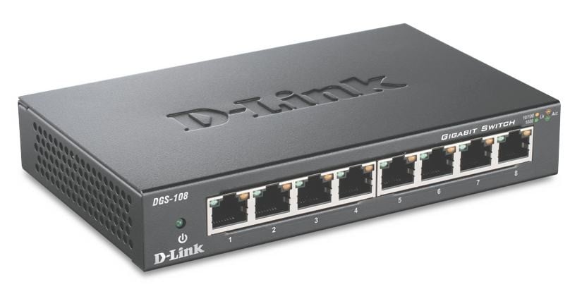 D-Link DGS-108 Negru