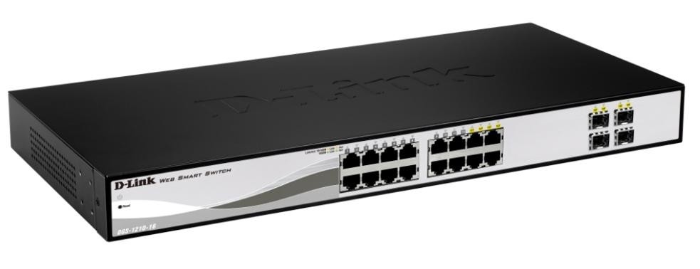 D-Link DGS-1210-16/E 16-PORT GIGABIT SMART SWITCH LAYER2 MANAGED