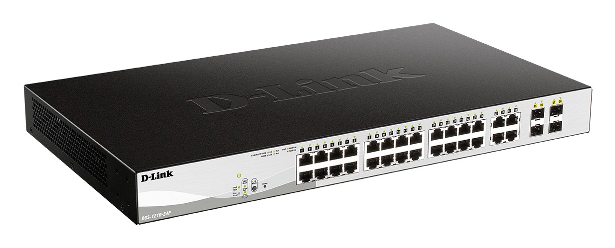 D-Link DGS-1210-24P/E 24-PORT LAYER2 POE GIGABIT SMART MANAGED SWITCH