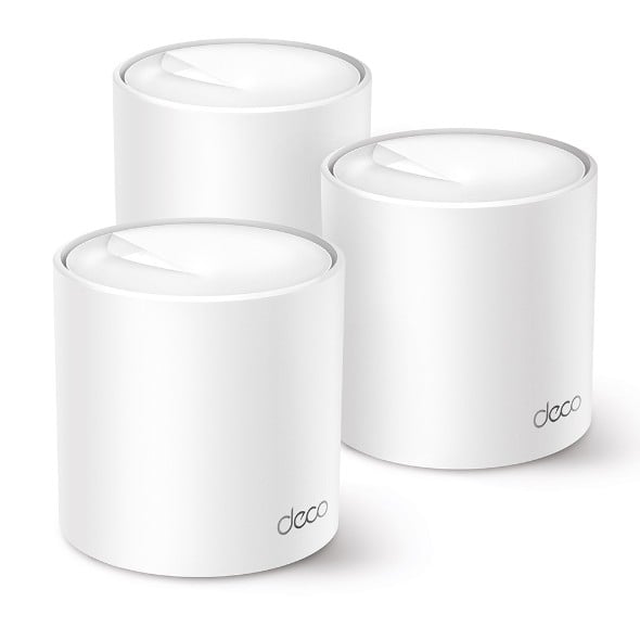 TP-Link Deco X50 (3-pack) Bandă dublă (2.4 GHz/ 5 GHz) Wi-Fi 6 (802.11ax) Alb Intern