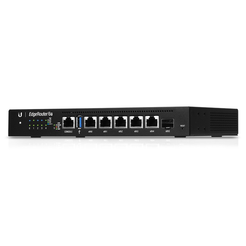 Ubiquiti Networks EdgeRouter 6P router cu fir Gigabit Ethernet Negru