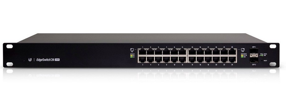 Ubiquiti Networks ES-24-250W switch-uri Gestionate L2/L3 Gigabit Ethernet (10/100/1000) Power over Ethernet (PoE) Suport 1U Negru