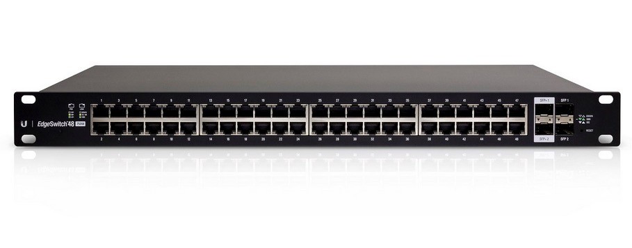 Ubiquiti Networks ES-48-500W switch-uri Gestionate L2/L3 Gigabit Ethernet (10/100/1000) Power over Ethernet (PoE) Suport 1U Negru