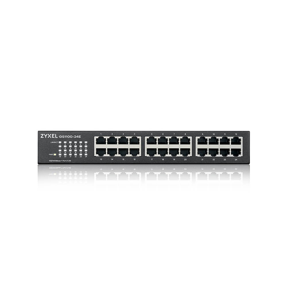 Zyxel GS1100-24E Fara management Gigabit Ethernet (10/100/1000) Negru