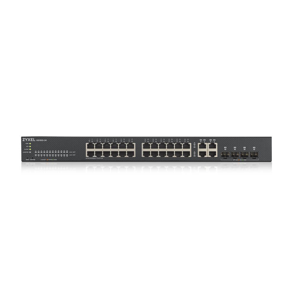 Zyxel GS1920-24V2 Gestionate Gigabit Ethernet (10/100/1000) Negru