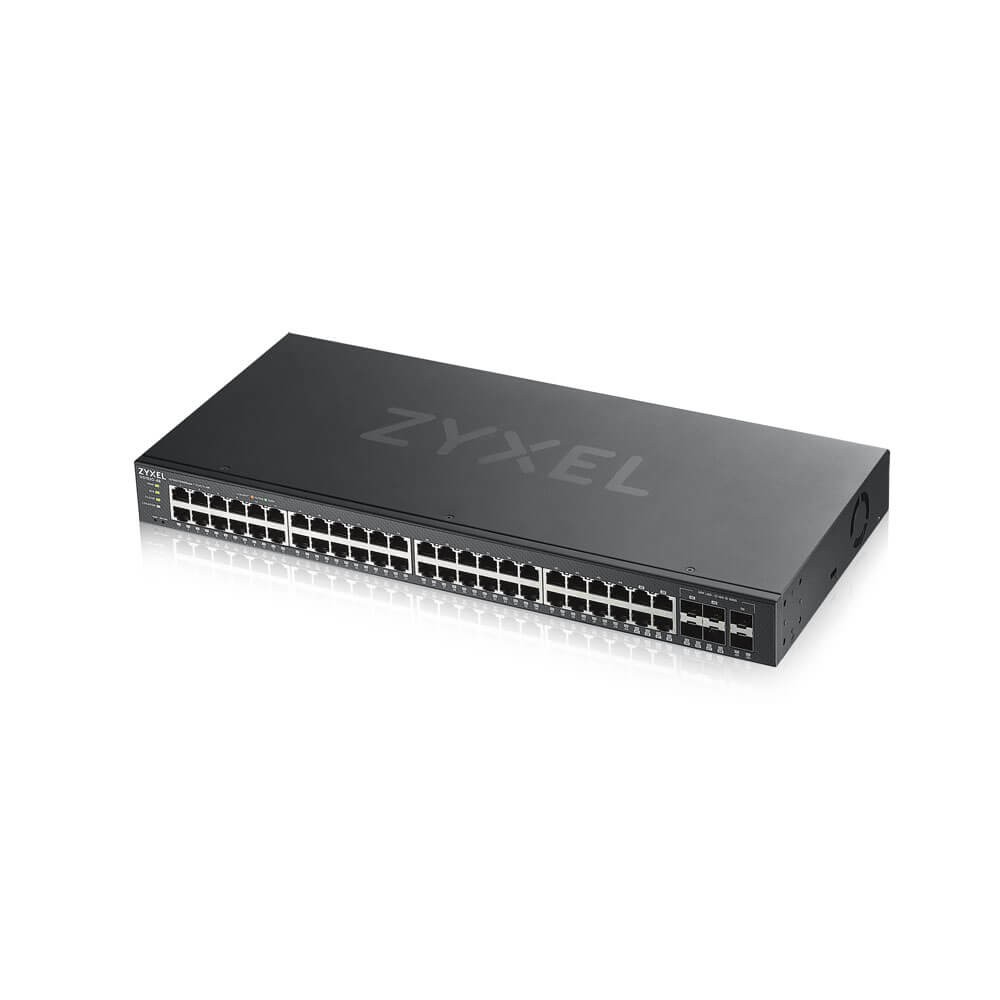 Zyxel GS1920-48V2 Gestionate Gigabit Ethernet (10/100/1000) Negru