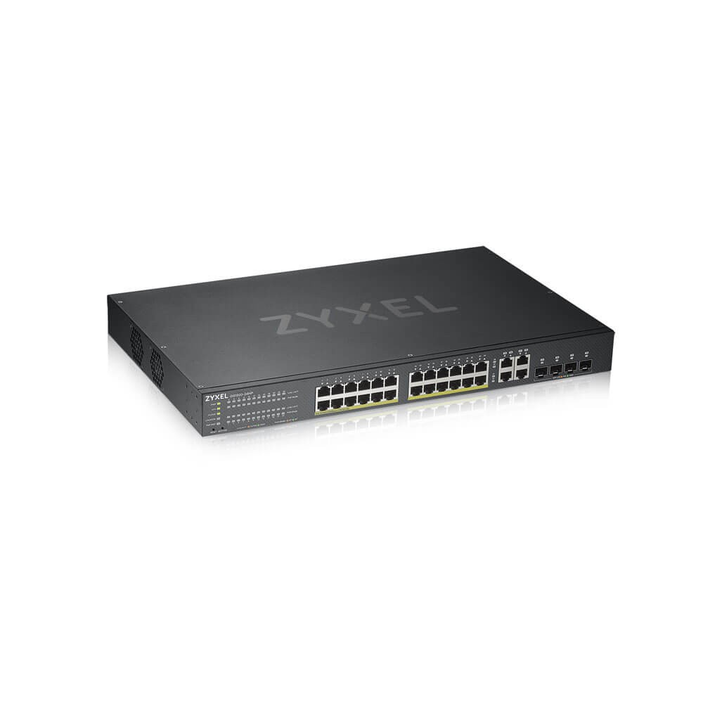 Zyxel GS1920-24HPV2 Gestionate Gigabit Ethernet (10/100/1000) Power over Ethernet (PoE) Suport Negru