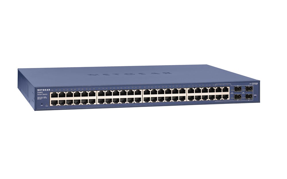 NETGEAR GS748T Gestionate L2+ Gigabit Ethernet (10/100/1000) Albastru