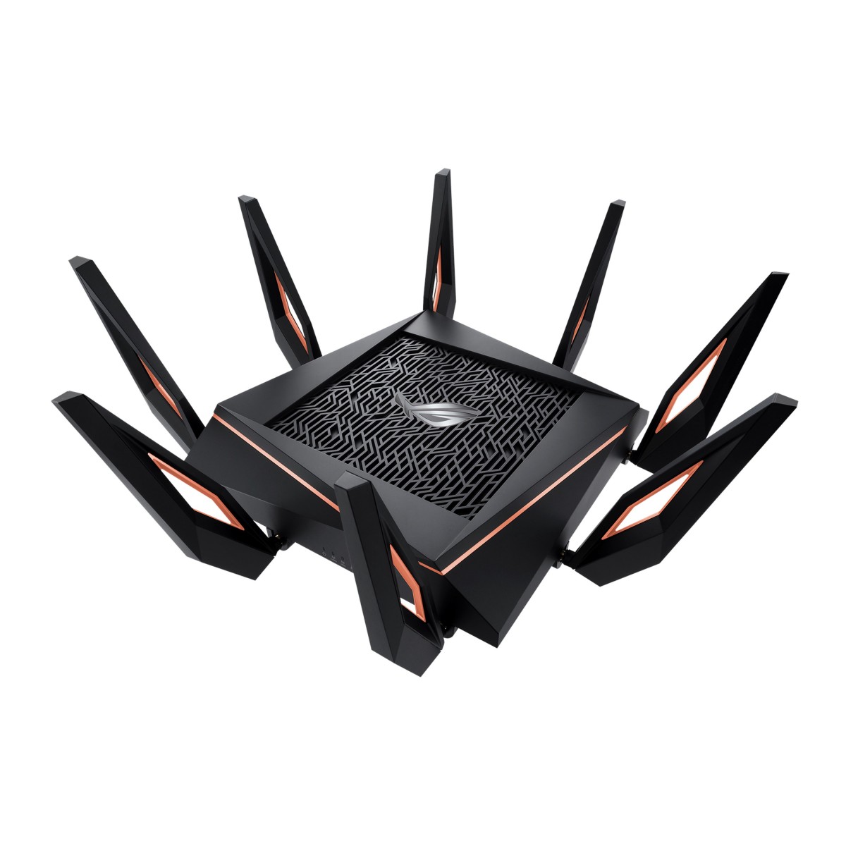 ASUS Rapture GT-AX11000 router wireless Gigabit Ethernet Tri-band (2.4 GHz / 5 GHz / 5 GHz) Negru