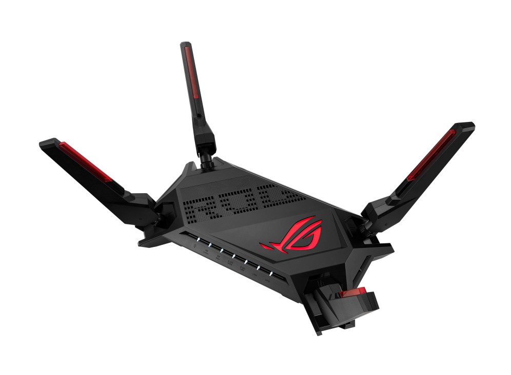 ASUS ROG Rapture GT-AX6000 router wireless Bandă dublă (2.4 GHz/ 5 GHz) Negru