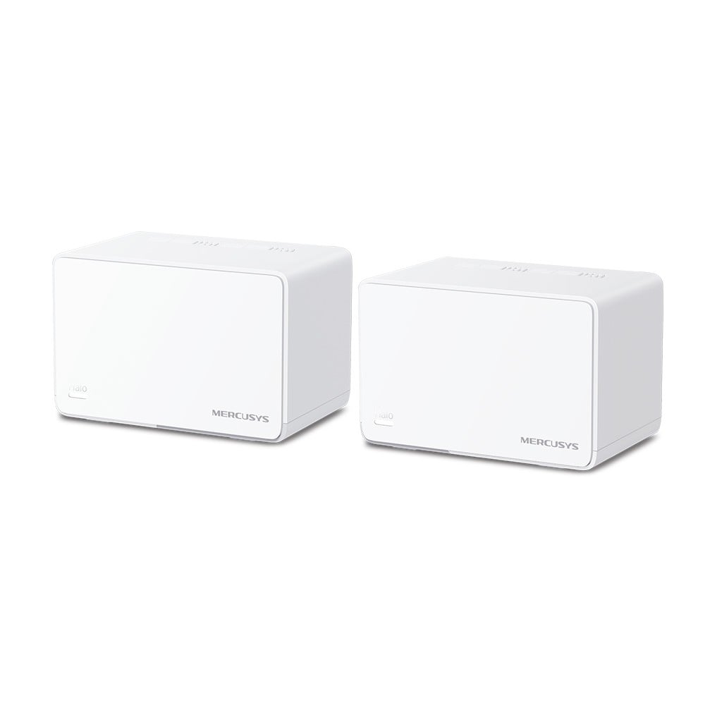 Mercusys Halo H80X(2-pack) Bandă dublă (2.4 GHz/ 5 GHz) Wi-Fi 6 (802.11ax) Alb 3 Intern